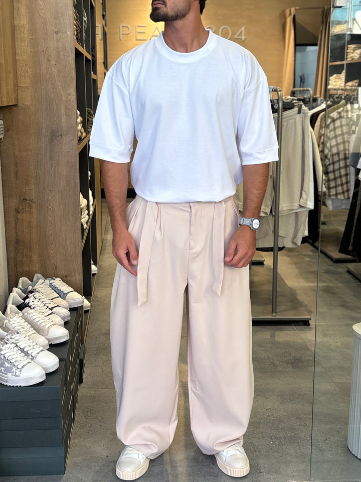 MILANO TROUSERS Cream