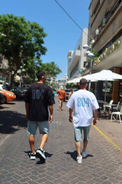 טי P804 שחור רקום