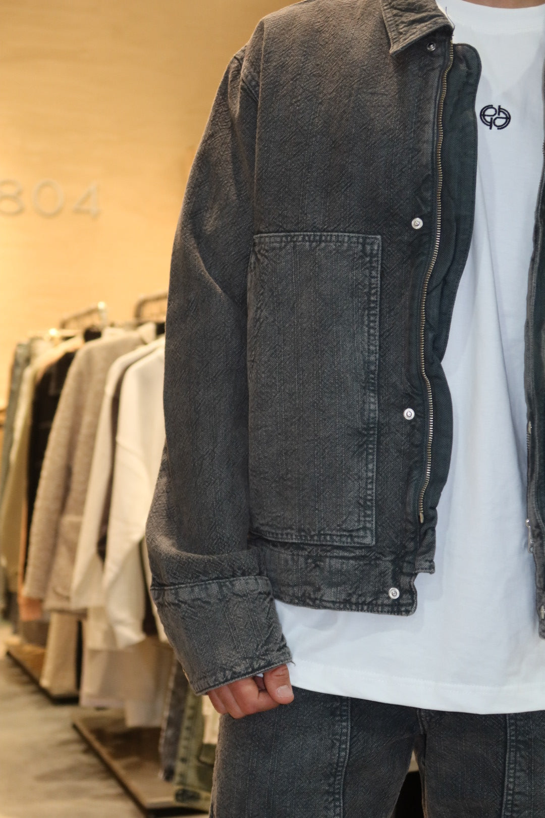 ג׳קט דנים שטוף