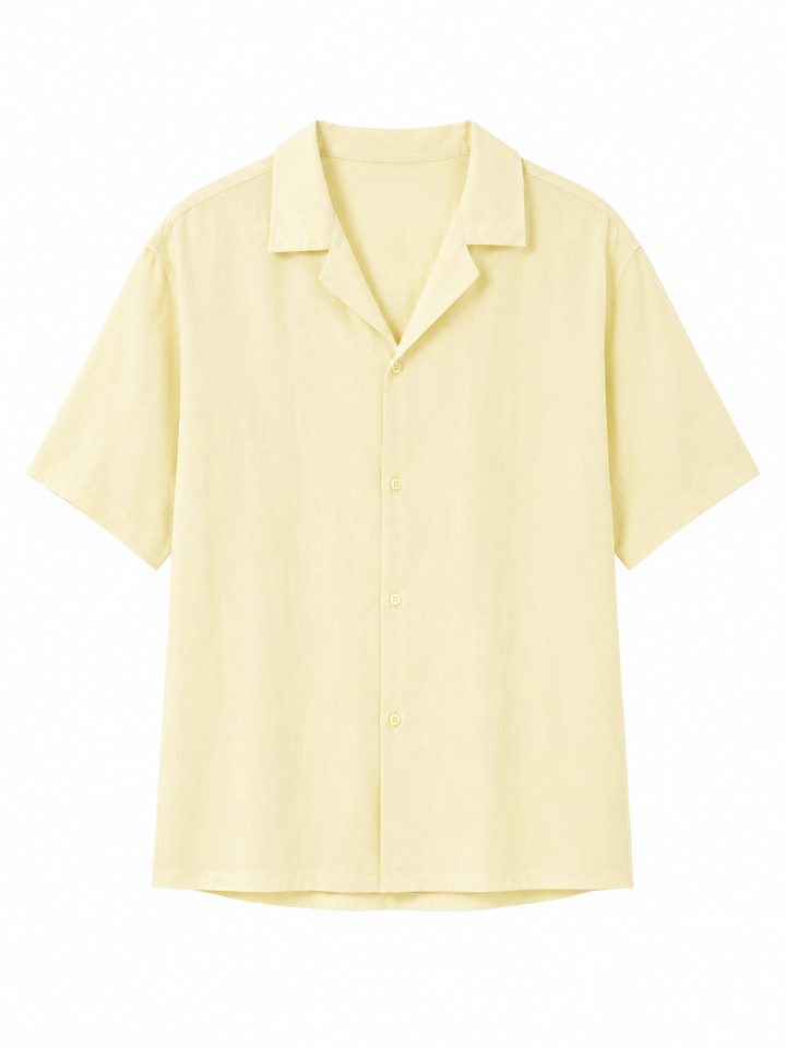 Monaco Linen Shirt – Butter