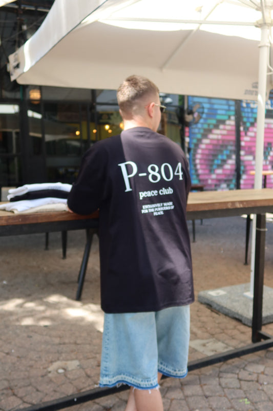 טי P804 שחורה