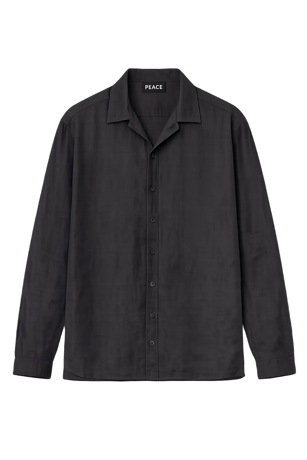 Noir Linen Shirt - Black