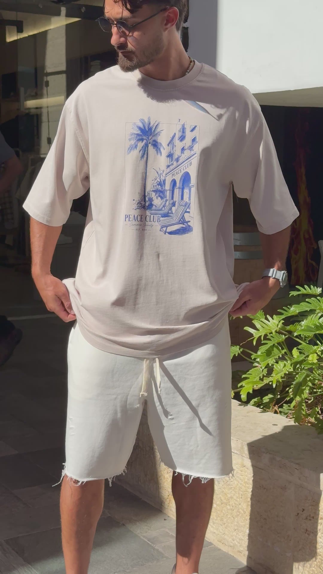 Peace Club Raw Short